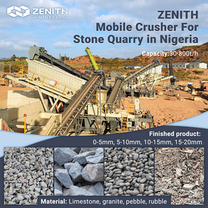 Concasseur à mâchoires mobile sur chenilles pour le concassage de roches dures |   Installation de concassage sur chenilles robuste |   Usine <span class=keywords><strong>Zenith</strong></span> - Product Image 1