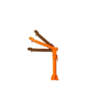 معدات رفع محمولة للشاحنات، رافعة كهربائية بسعة 1-2 طن مع دوران 360 درجة °   ذراع دوار وإطار فولاذي - Product Image 4