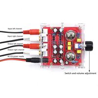 Préamplificateur à tubes de classe A BOM XH-A201 Hifi 6J1, amplificateur, circuit fini avec châssis en acrylique