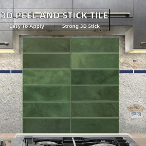 Hot Selling Modern 3D Adhesive Peel and Stick Backsplash Tiles for Kitchen and Bathroom Walls 1.2mm Thick - Product Image 2