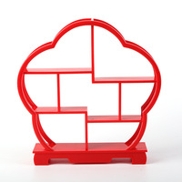 Nouveau présentoir en plastique de style chinois pour desserts, centre de table, plateau à gâteaux de fiançailles, support à pâtisseries, présentoir à fleurs de prunier pour pause thé