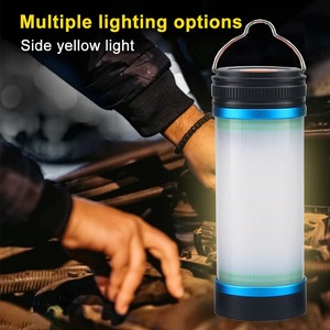 USB Rechargeable LED <b>Flashlight</b> Portable Lantern Night Light LED <b>Torch</b> Waterproof Work Light Camping Lamp with Magnet Hook - Product Image 2
