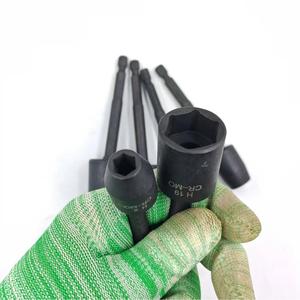 Sıcak satış 100mm uzun CR-MO altıgen soket 1/2 elektropnömatik altıgen tornavida soket kafa hava topu lokma anahtar 1 adet - Product Image 3
