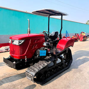 80HP Pequeño <span class=keywords><strong>Rotovator</strong></span> Tiller Cultivador rotativo Tracked Mini Tractor sobre orugas <span class=keywords><strong>para</strong></span> jardín/granja - Product Image 4