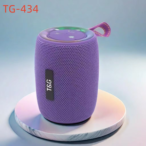 ลำโพงพกพาไร้สาย TG434 mini ขนาด 8 วัตต์ ไฟ RGB LED สีสันสดใส เชื่อมต่อ BT 5.3 เสียงสเตอริโอ พร้อมหูหิ้วแบบสายสะพาย ใช้งานได้แบบแฮนด์ฟรี เหมาะสำหรับกิจกรรมกลางแจ้ง - Product Image 4