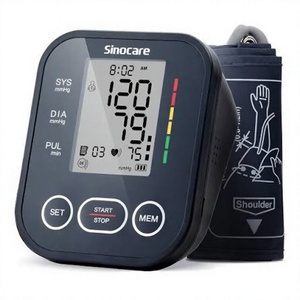 Tensiomètre numérique Sino Care avec grand écran LCD et mémoire, <span class=keywords><strong>brassard</strong></span> inclus - Product Image 4