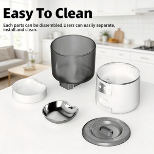 Comedouro Inteligente WiFi 4L para Pets com Alimentação Contínua, Tigela de Aço Inoxidável e Gravação de Voz para Cães e Gatos Domésticos - Oferta Imperdível - Product Image 4