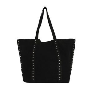 Bolso Tote con Remaches de Diseño Vintage, Bolso de Mano de Gamuza de Alta Calidad para Mujer, Bolso de Hombro Retro de Gran Capacidad para Dama - Product Image 6