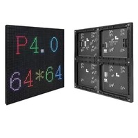 Pannello LED P4 per Interni a Colori Completi SMD 2121 4mm, 64x64 HDR 600cd 3840Hz Contrasto 5000:1 160° 120% SRGB, 1 Anno di Garanzia, IP65 Impermeabile
