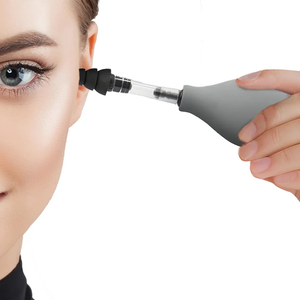 Herramienta de presión del oído Dispositivo de succión portátil para aliviar la presión del oído con 3 tamaños de tapones para los oídos Herramienta de alivio de la presión del oído interno para el dolor de cabeza - Product Image 1