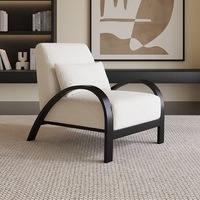 Fauteuil de designer individuel haut de gamme, style Wabi-Sabi ancien, décontracté, créatif et rétro, pour salon et balcon