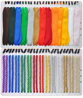Emballage cadeau de haute qualité, sac cadeau en papier kraft à fond plat de luxe, sac cadeau en carton pour vêtements, shopping, avec poignées en ruban
