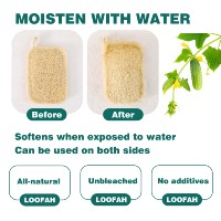 Logo personnalisé Emballage Luffa naturel biodégradable double couche lave-vaisselle Luffa cuisine nettoyage Lufah épurateur