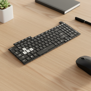 Teclado de Repuesto Original para Portátil con Distribución de Teclado Estadounidense, Resistente al Agua, Certificado por ROHS, Compatible con Portátiles ROG Strix <span class=keywords><strong>G731GU</strong></span> G731GW G17 - Product Image 4