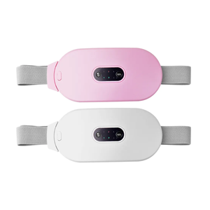 Elétrica Menstrual massagem abdominal cinto vibratório barriga aquecimento cintura quente compressa cintura estômago massageador com calor Característica - Product Image 3