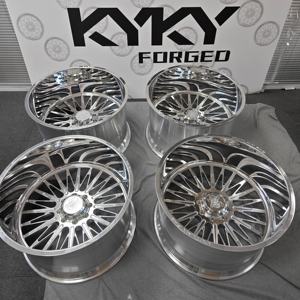 Cerchi Forgiati KYKY 20 22 24 26 28 30 Pollici Fuoristrada 5x5 5x5.5 6x135 8x170 8x180 per Ford RAM Toyota Dodge F-150 F-250 F-350 - Product Image 1