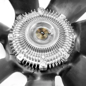 XCMG kuzey Mercedes Foton SANY JAC için silikon Fan debriyaj yağı radyatör oto yedek parçaları elektrikli soğutma motoru Fan debriyaj