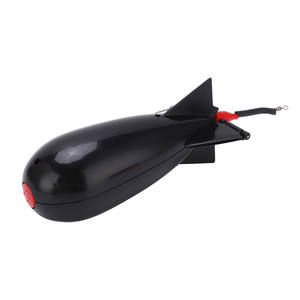 Lanceur d'appâts Mangeoire à carpe Grande bombe Flotteur Leurre Porte-appât Mangeoire de pêche Outil de nidification Noir - Product Image 1