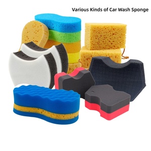 Bloc d'éponge compressée grand format en nid d'abeille pour lavage de <span class=keywords><strong>voiture</strong></span>, <span class=keywords><strong>nettoyage</strong></span> et essuyage, avec sangle de maintien, prix de gros - Product Image 5