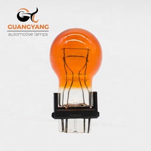 Chuyển ánh sáng 3057 bóng đèn halogen 12v21/5W ấm trắng ánh sáng màu Sương Mù Ánh sáng hổ phách thủy tinh - Product Image 4