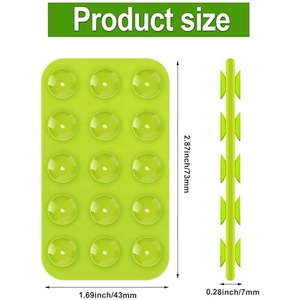 Basso MOQ universale supporto per telefono doppio lato in Silicone aspirazione morbida presa per telefono doppio lato impermeabile bagno porta cellulare - Product Image 5