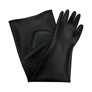 Gloves Box Accessories Neoprene Rubber Glove Box Gloves Flange Puncture Resistant Corrosion-resistant Ideal