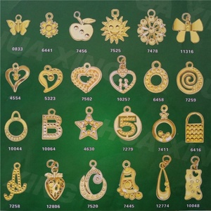 Deslizadores de cremallera de metal chapado en oro al por mayor de fábrica, lengüeta de tracción de diamante con mariposa lunar y diseño de estrella de cinco puntas - Product Image 4