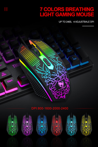 Vente en gros <span class=keywords><strong>de</strong></span> T-WOLF TF400 Gaming <span class=keywords><strong>Clavier</strong></span> <span class=keywords><strong>Souris</strong></span> <span class=keywords><strong>Casque</strong></span> et Pad Set 4 en 1 Filaire <span class=keywords><strong>Clavier</strong></span> <span class=keywords><strong>Souris</strong></span> Combo pour PC Gamer - Product Image 4