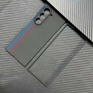 <span class=keywords><strong>Coque</strong></span> Rare en Fibre de Carbone pour Samsung <span class=keywords><strong>Z</strong></span> <span class=keywords><strong>Fold</strong></span> 7 6, Étui Ultra-fin Rigide en Fibre d'<span class=keywords><strong>Aramide</strong></span> avec Motif Ondulé - Product Image 3