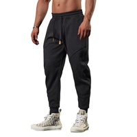 Pantalon de jogging ample en coton pour homme, style cargo, personnalisable, idéal pour le sport et la course à pied