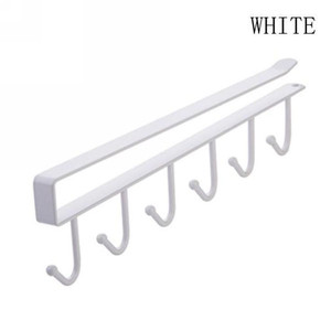 Estante colgante para ropa organizador de cocina gabinete portavasos de vidrio 6 ganchos estante de almacenamiento portavasos - Product Image 5