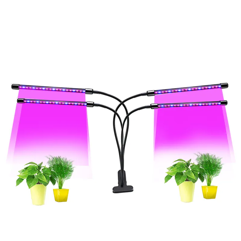 Luz led para cultivo de plantas suculentas, lámpara hidropónica de 10W, 20W, 30W, 40W, 360 grados para interiores
