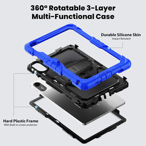 Étui de <span class=keywords><strong>protection</strong></span> en silicone pour <span class=keywords><strong>tablette</strong></span> <span class=keywords><strong>Xiaomi</strong></span> Redmi <span class=keywords><strong>Pad</strong></span> 2 2025 11 pouces avec <span class=keywords><strong>protection</strong></span> d'écran intégrée - Product Image 2