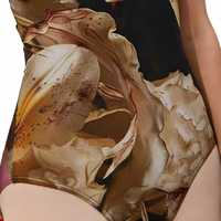 Maillot de Danza para Mujeres y Niñas |   Maillot de Ballet de Terciopelo para Danza, para Actuaciones y Clases |   Diseño Elegante de Corte Alto