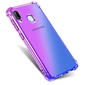 Cell Phone Case Soft TPU with Gradient Shockproof Honor Play Case Honor 8x Phone Case Apple Iphones,for Iphone Multi Color