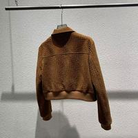Manteau en daim et cuir de mouton de couleur unie personnalisé, veste en cuir tissée à la main de luxe pour femmes