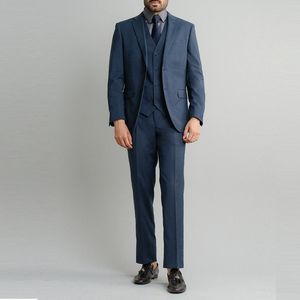 Ensemble de costume deux pièces de style premium pour occasions formelles, conçu pour les réunions d'affaires et les événements professionnels, costume homme. - Product Image 1