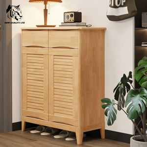 Mueble zapatero de madera para entrada, estilo rústico, ecológico, nuevo, a la moda, disponible en stock, personalizable, al precio más bajo de fábrica. - Product Image 2