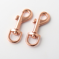 Mousqueton pivotant de 20mm en alliage de zinc de haute qualité déclencheur fort de sécurité pour collier de chien