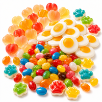 Gomitas de Frutas Mixtas con Forma de Durazno, Sabor Agridulce, Suaves, Halal, Venta al por Mayor, Personalizadas, OEM, Marca Privada, TK, a Granel, Fabricante