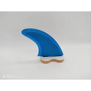 Juego de 3 Aletas para Tabla de Surf, Color Azul, Fibra de Vidrio Honeycomb, Accesorios Profesionales para Surf - Product Image 2