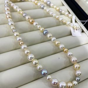 <b>Candy</b> Rainbow 4-5MM Ultra Exquisite Mixed Color Baby Beads Near Flaws Oil Bright Pearls Versatile for Daily Use Pearl <b>Necklaces</b> - Product Image 3