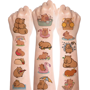 Autocollant de tatouage temporaire sans <span class=keywords><strong>film</strong></span> KeMeng, motif tigre, loup, henné, roi des animaux, pour enfants, hommes et femmes, style indien, à la mode - Product Image 1