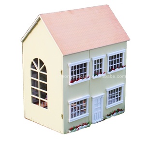 Casa delle Bambole <span class=keywords><strong>in</strong></span> Miniatura a 3 Piani <span class=keywords><strong>in</strong></span> <span class=keywords><strong>Legno</strong></span> con Mobili Artigianali Fai-da-Te e Luci LED <span class=keywords><strong>per</strong></span> <span class=keywords><strong>Bambini</strong></span> - Product Image 1