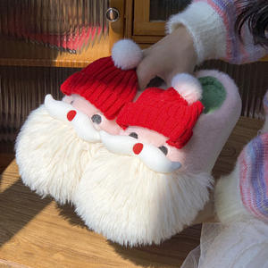 Pantuflas de Algodón Cálidas y Lindas para el Hogar, Diseño Santa Claus Joker, Otoño/Invierno 2025 - Product Image 6