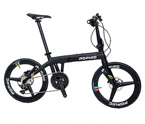 Vélo pliable en fibre de carbone, design léger, facile à transporter en métro - Product Image 2