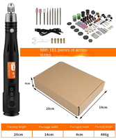 Stylo de micro-gravure portatif 15000 tr/min pour ongles, pierres précieuses, diamants, jade, bois, bijoux, machine de polissage électrique, ensemble de meuleuses