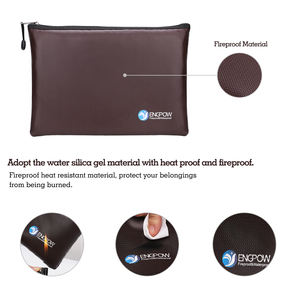 भूरे रंग के मध्य दस्तावेज़ फ़ाइल संग्रह बैग गर्म बेचना फैशनेबल महिला पुरुषों का पैसा बैग - Product Image 2