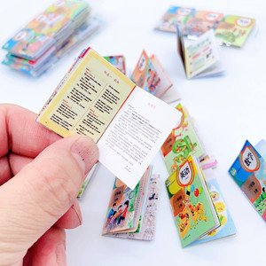 Xixi บ้านตุ๊กตาขนาดเล็กแบบพกพาขนาดพกพาหนังสือสอนแบบจำลองห้องเรียนตุ๊กตาอุ<span class=keywords><strong>ป</strong></span>กรณ์เสริมบ้านตุ๊กตาโมเดล BJD - Product Image 4