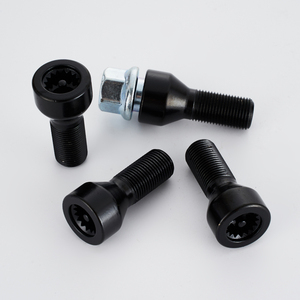 Boulon à dent <span class=keywords><strong>anti</strong></span>-<span class=keywords><strong>vol</strong></span> en acier noir, 1 pièce, boulon de roue de sécurité de haute qualité - Product Image 3